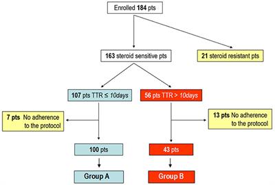 Childhood Idiopathic Nephrotic Syndrome: Does the Initial Steroid Treatment Modify the Outcome? A Multicentre, Prospective Cohort Study